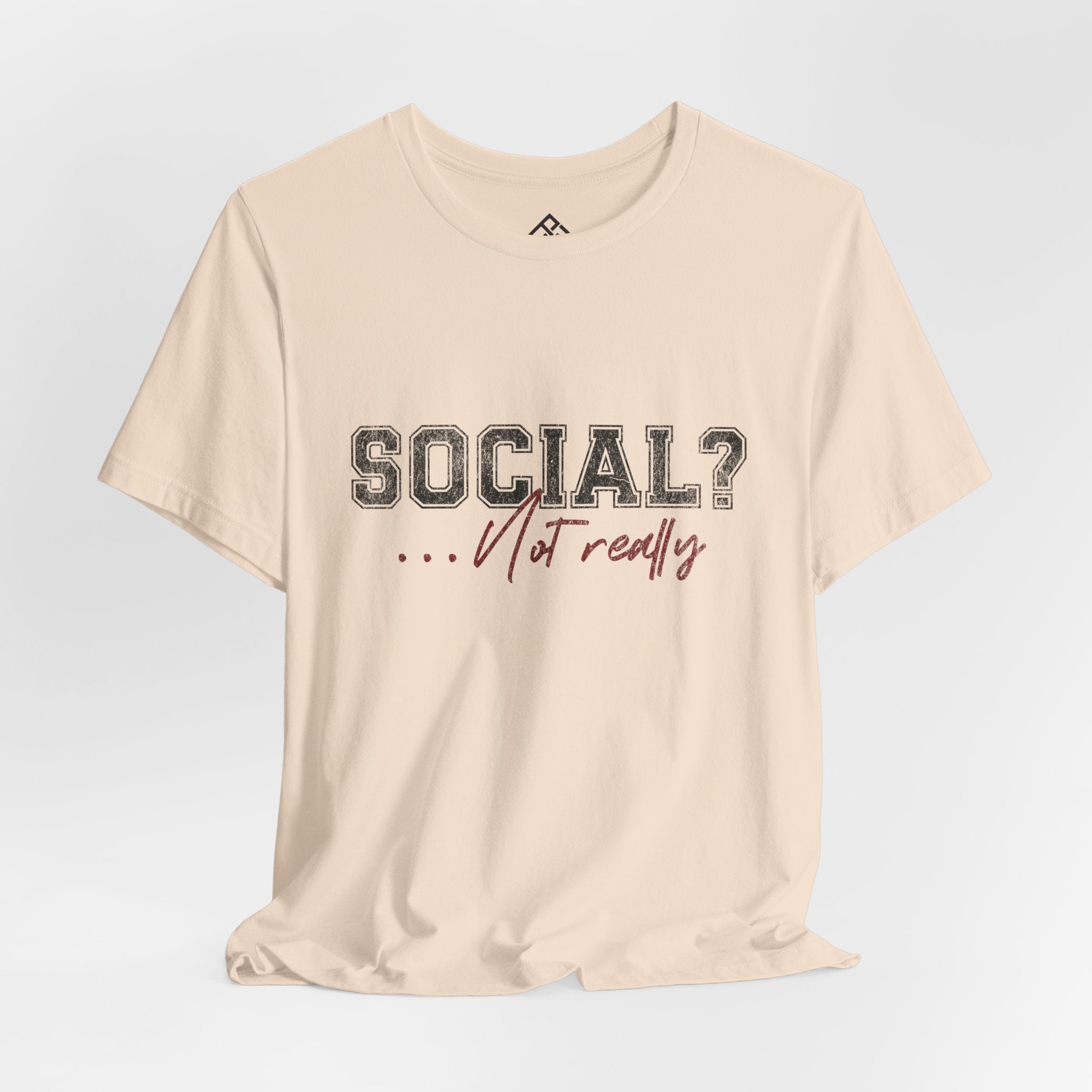 Social? Not really – Introvert Statement T-Shirt 03