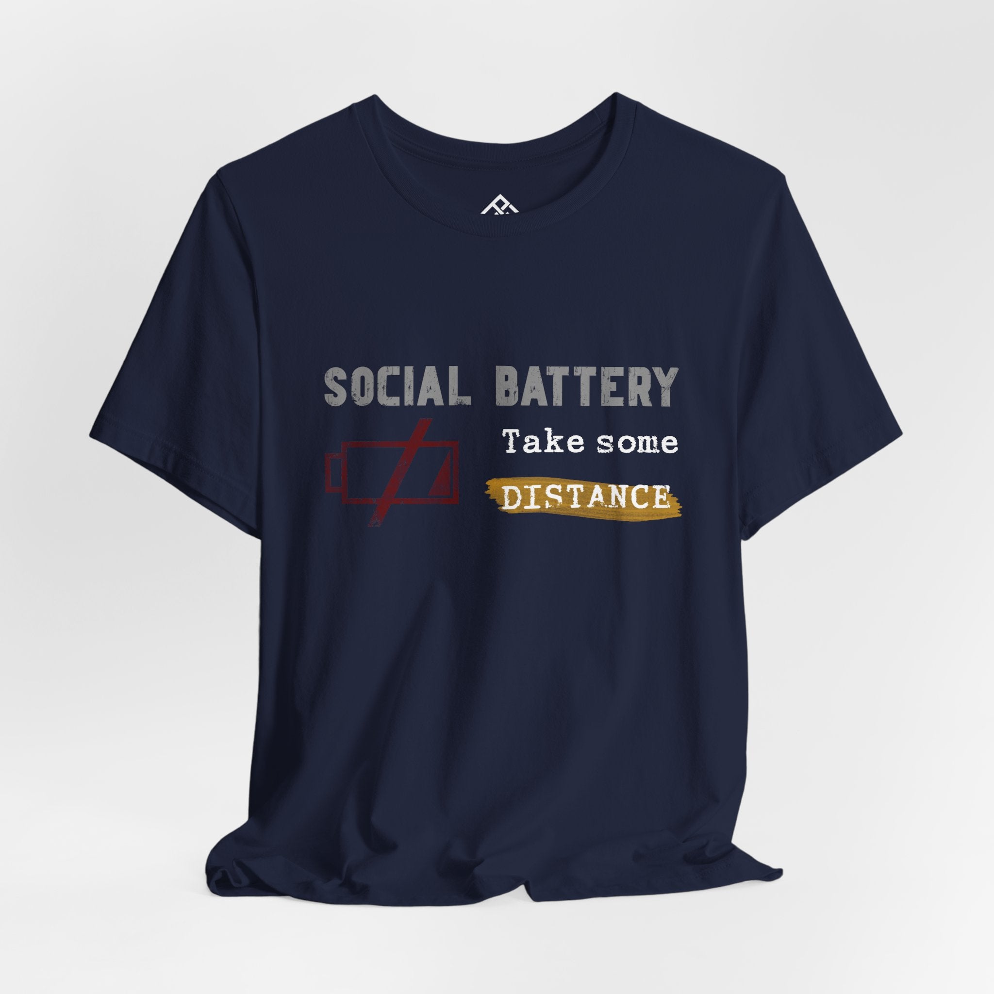 Anti Social T‑Shirt - "Social Battery" Graphic Tee 01