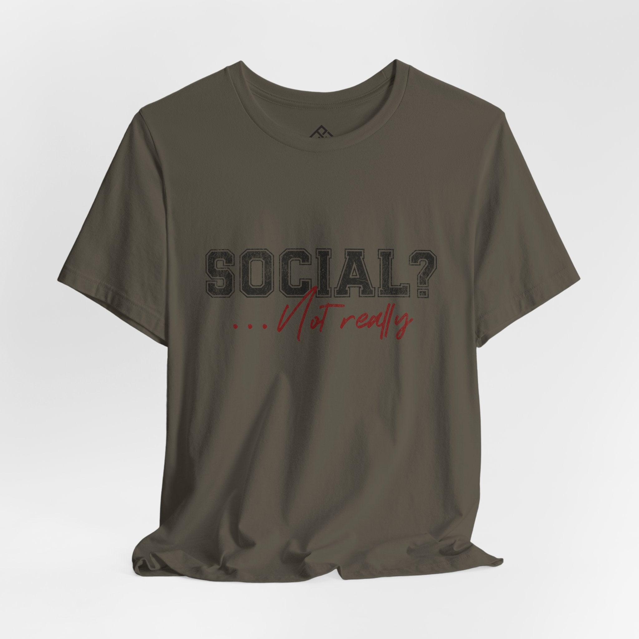 Social? Not really – Introvert Statement T-Shirt 03