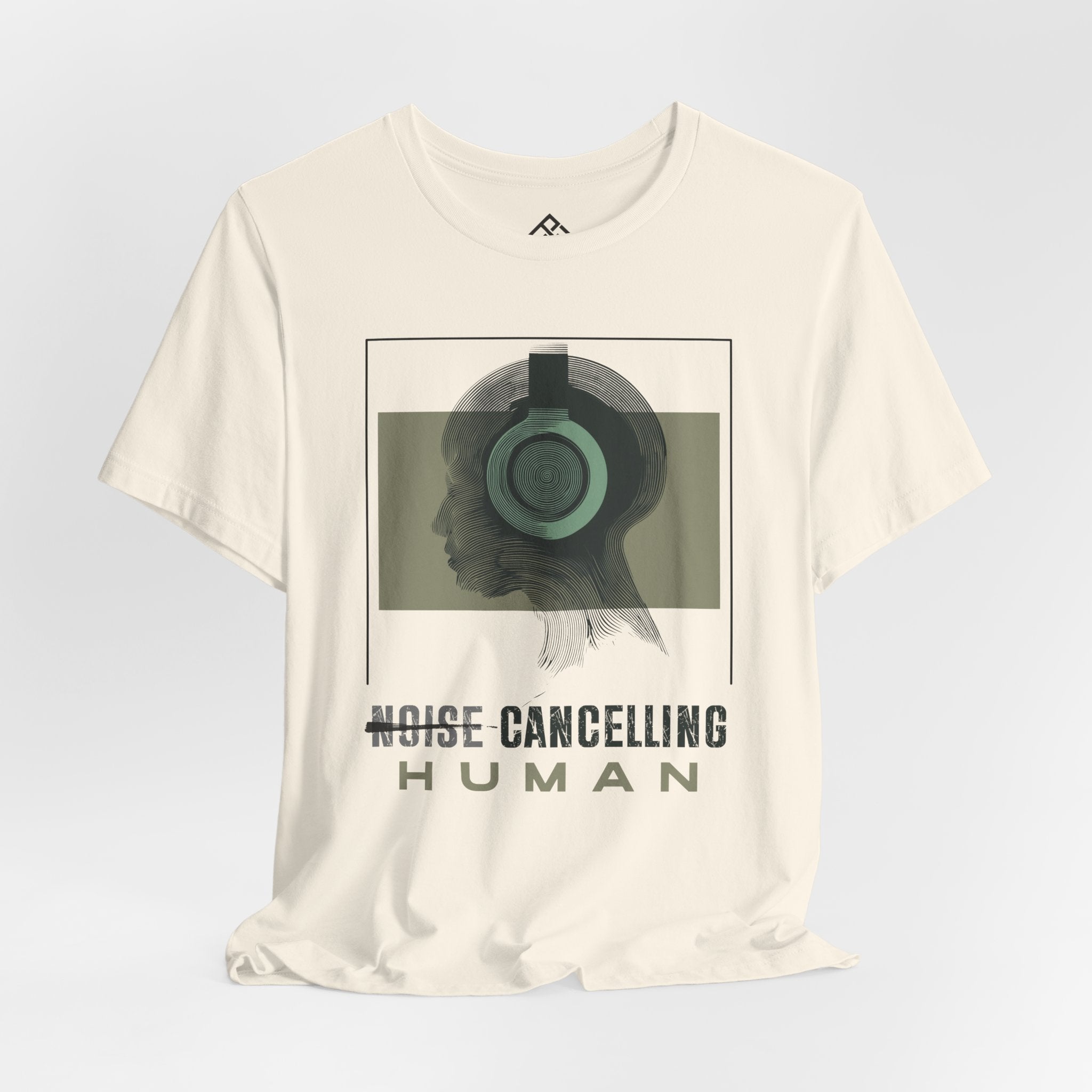 NOISE CANCELLING HUMAN #10 – Minimalist Introvert Graphic Tee