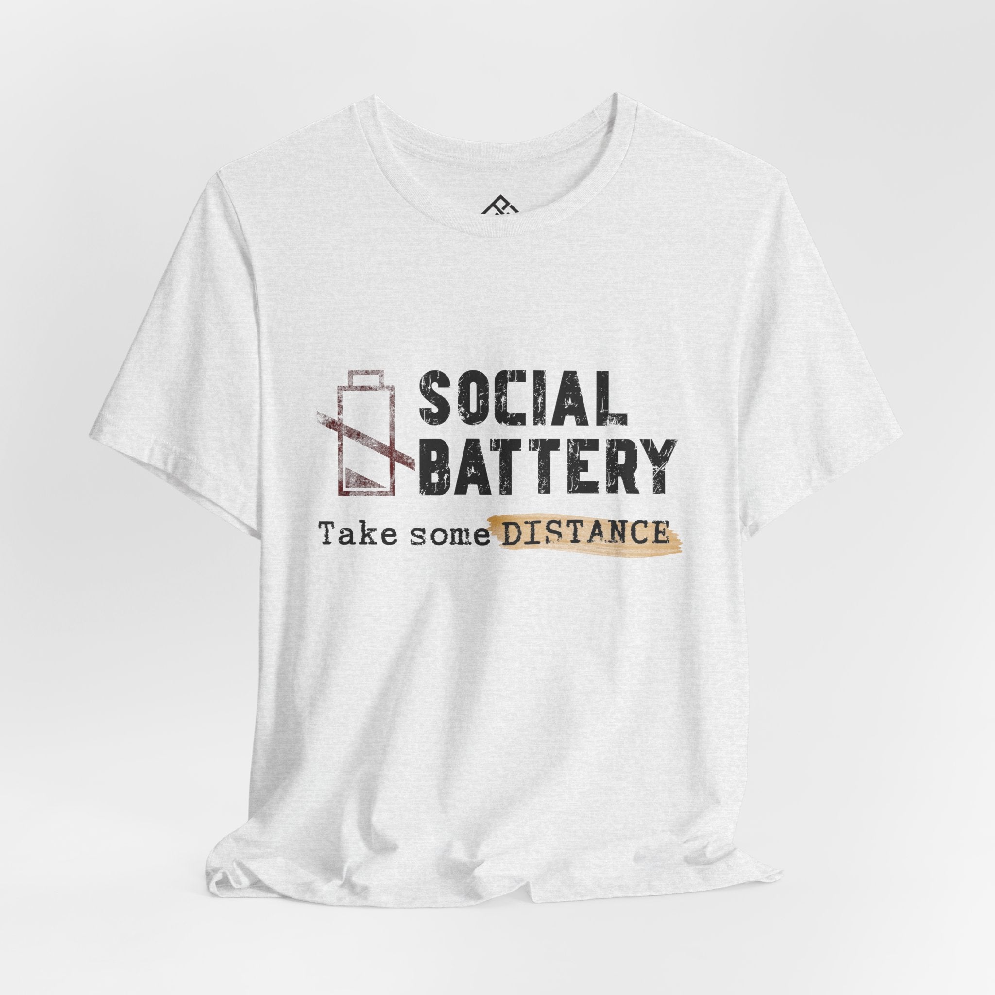 Anti Social T‑Shirt - "Social Battery" Graphic Tee 02