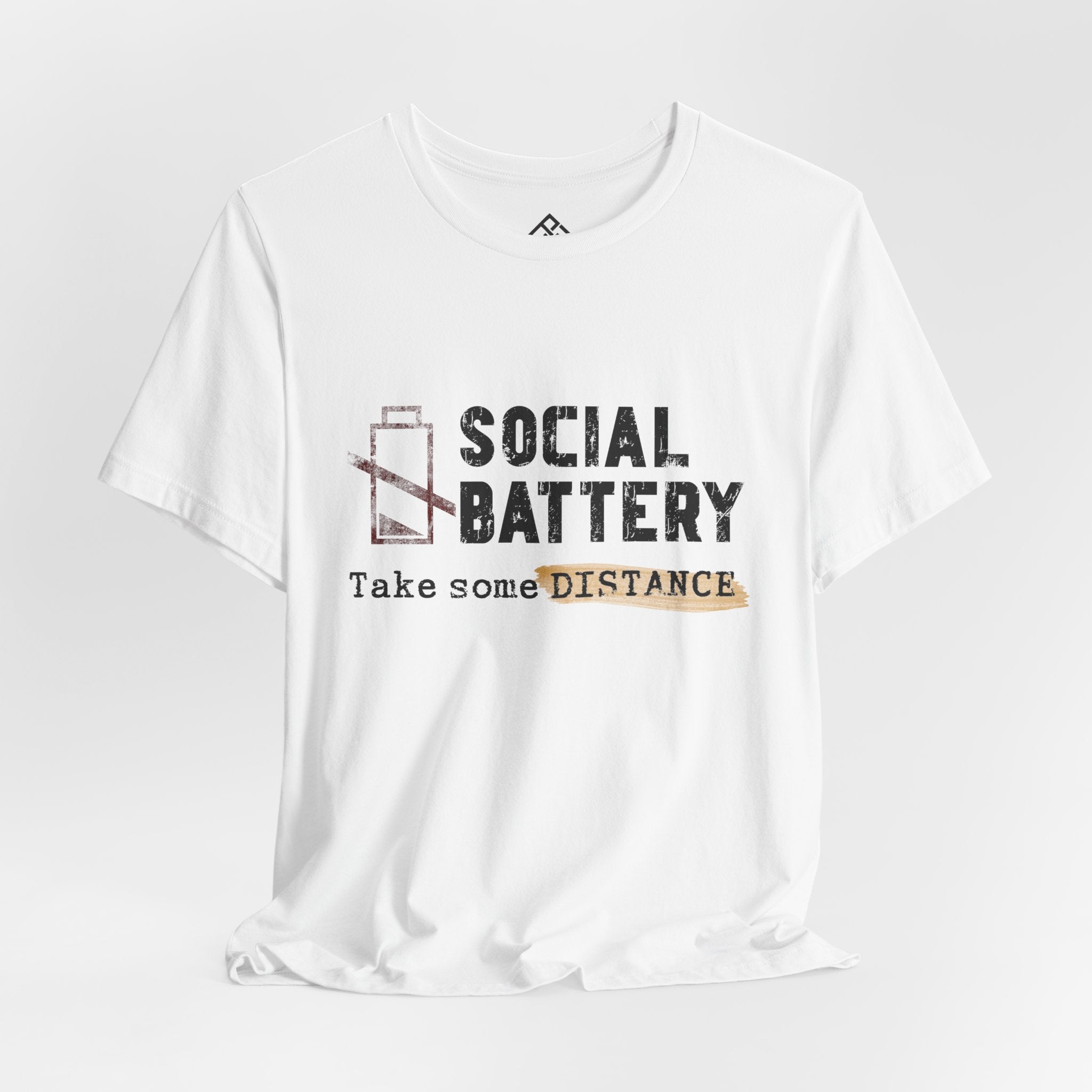 Anti Social T‑Shirt - "Social Battery" Graphic Tee 02
