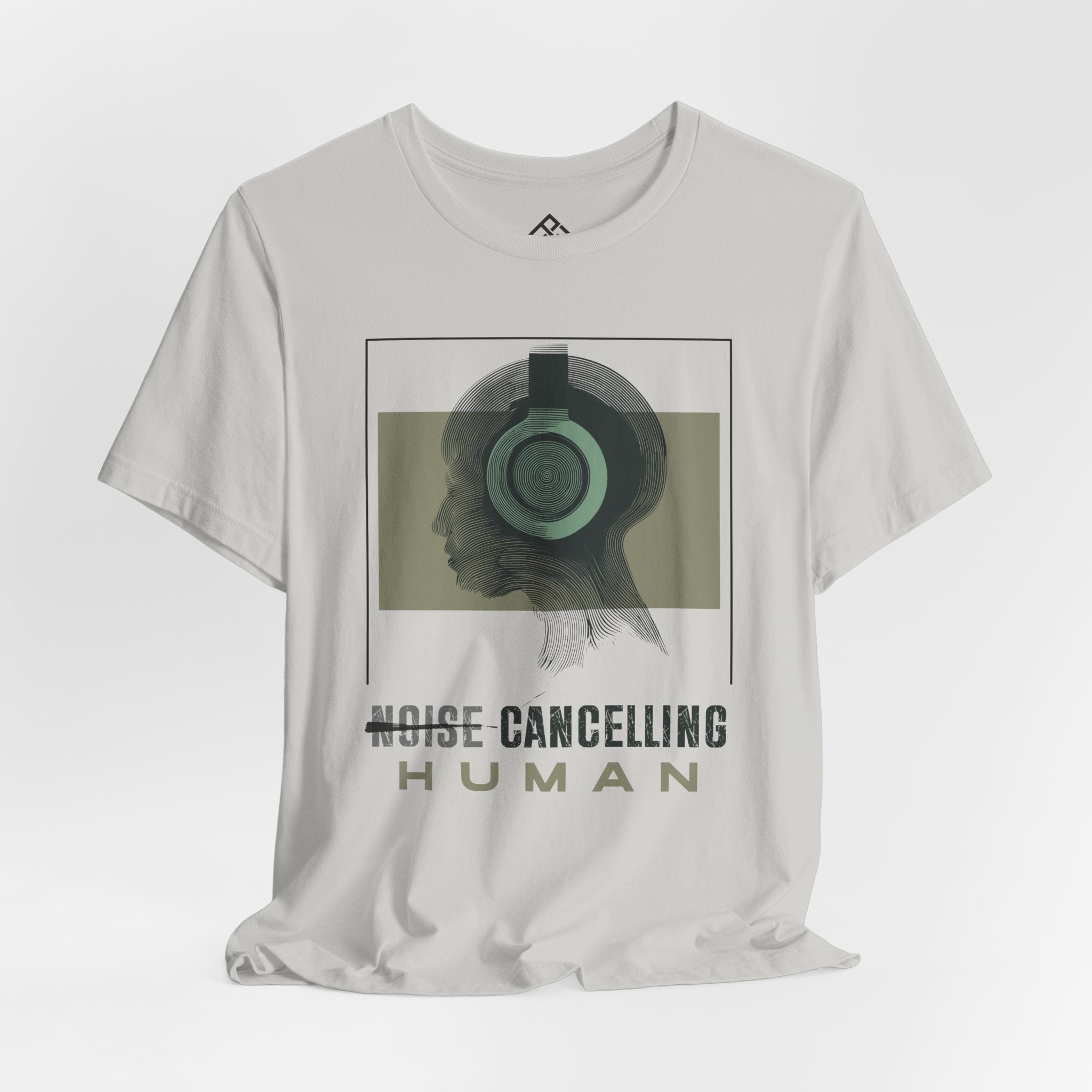 NOISE CANCELLING HUMAN #10 – Minimalist Introvert Graphic Tee