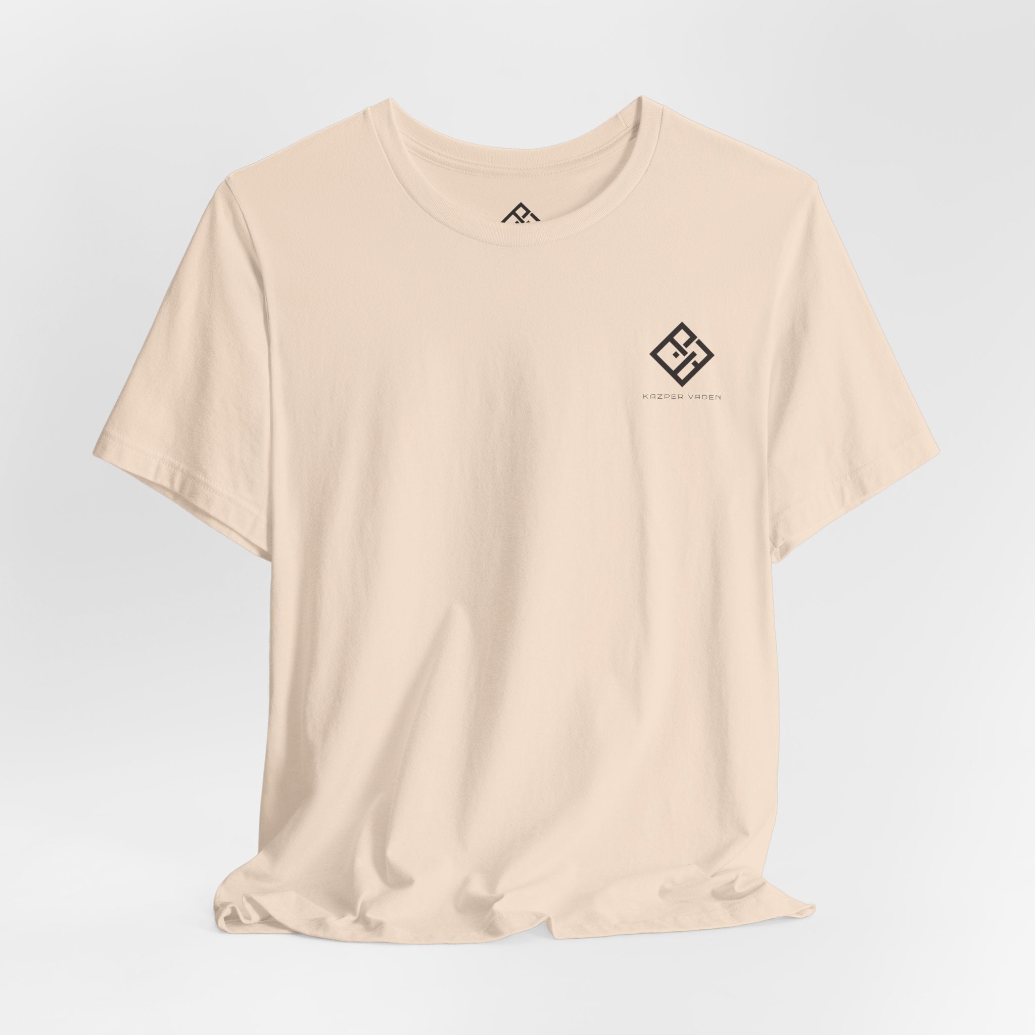 Don't Follow Me Graphic Tee #02 — Back side. Minimalist Silhouette Streetwear Shirt