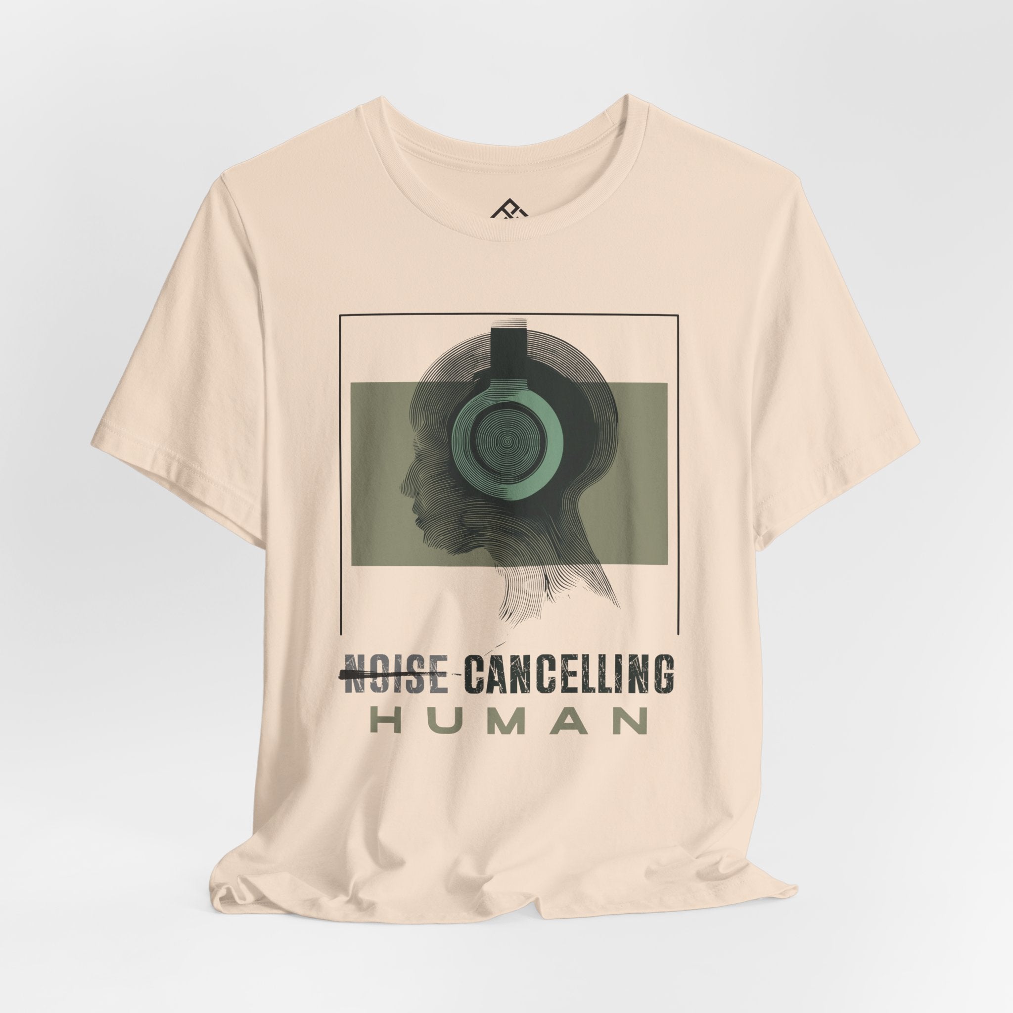 NOISE CANCELLING HUMAN #10 – Minimalist Introvert Graphic Tee