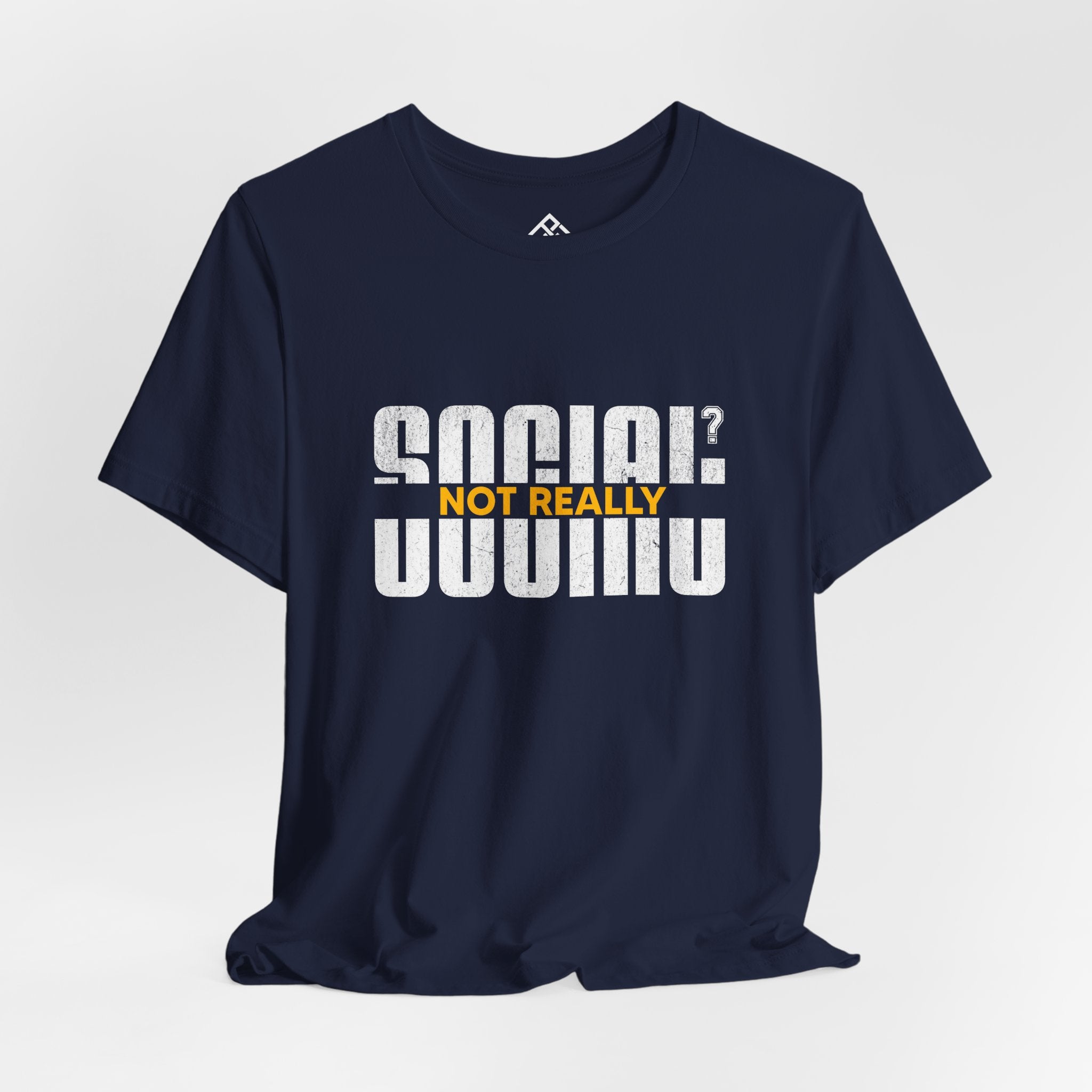 Social? Not really – Introvert Statement T-Shirt 01