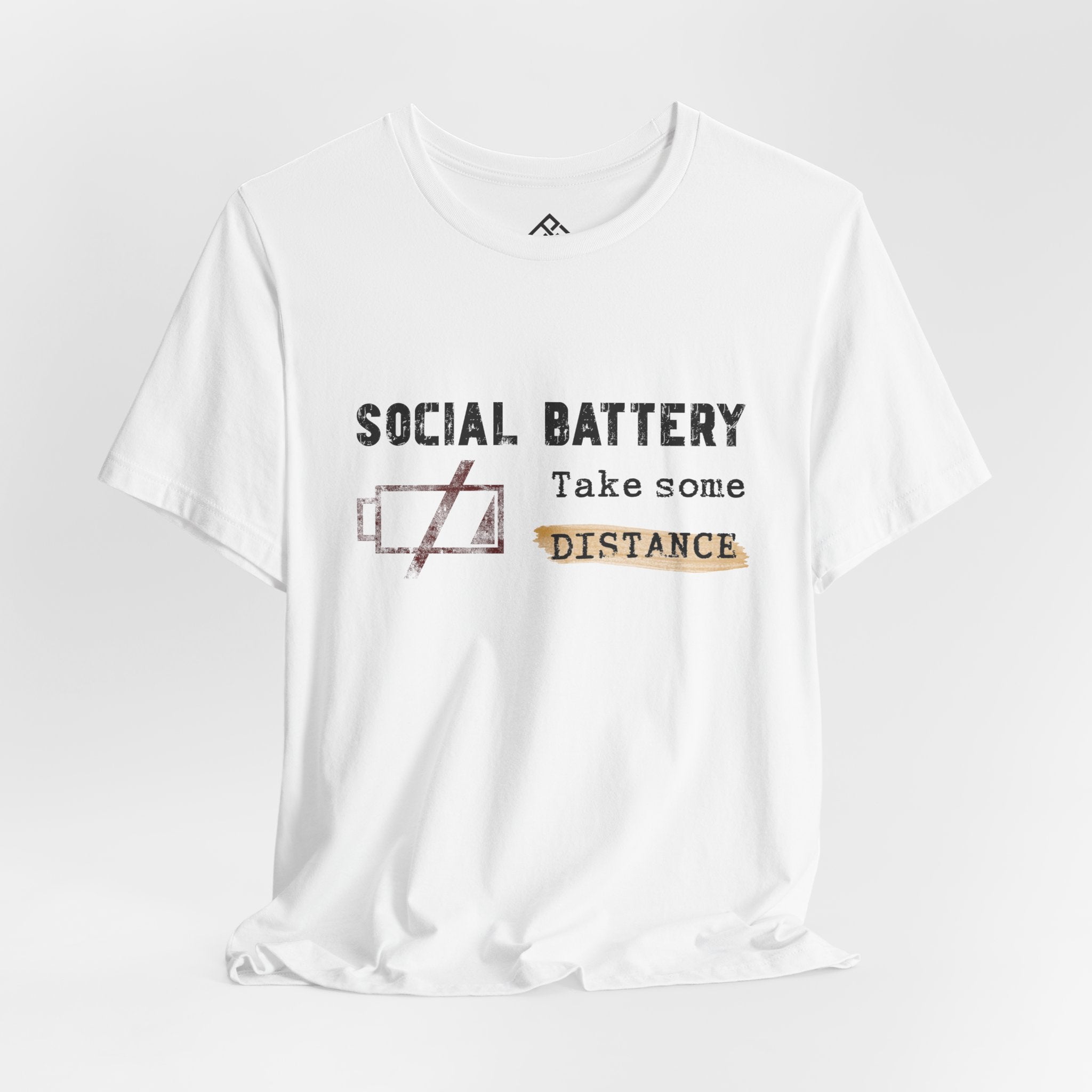 Anti Social T‑Shirt - "Social Battery" Graphic Tee 01