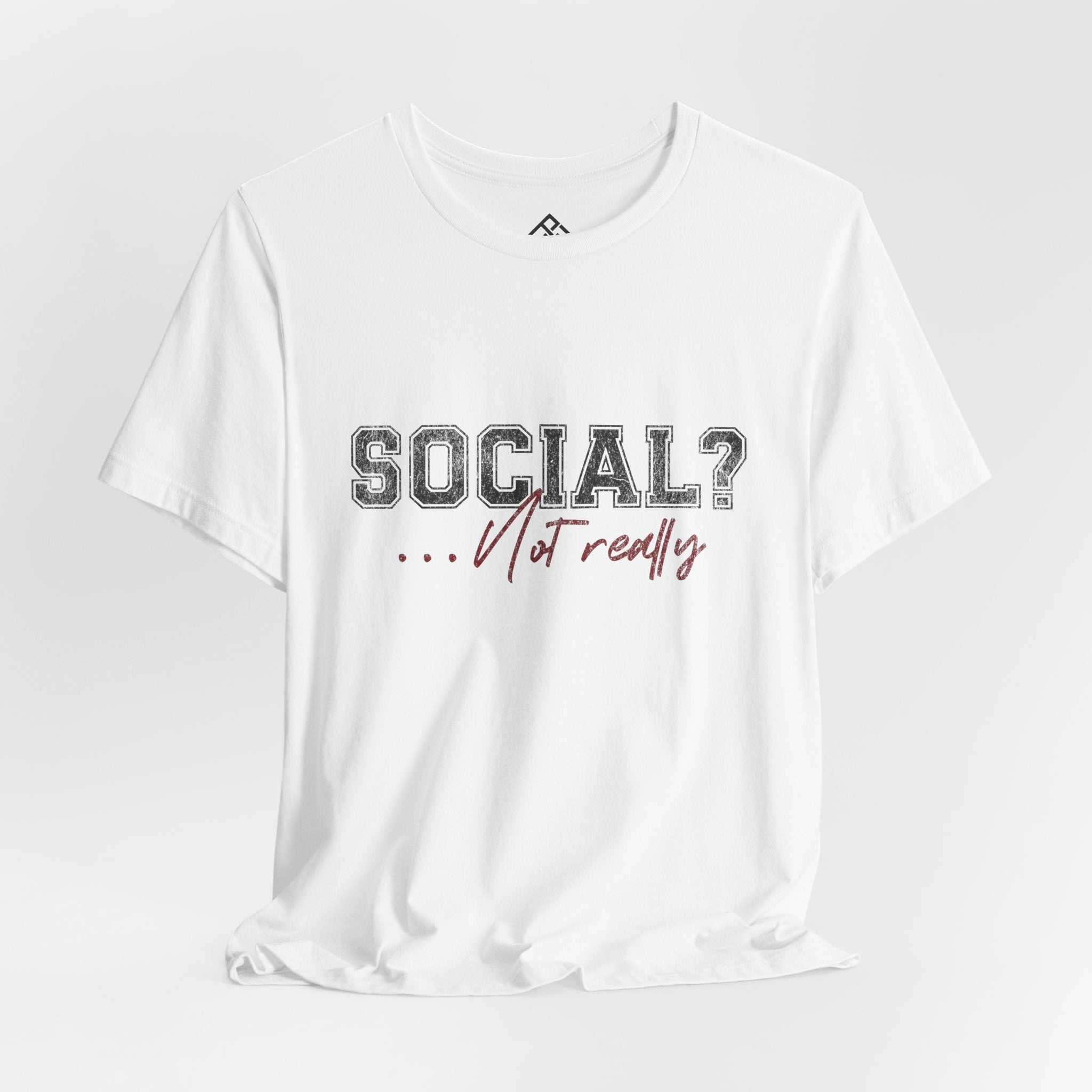 Social? Not really – Introvert Statement T-Shirt 03