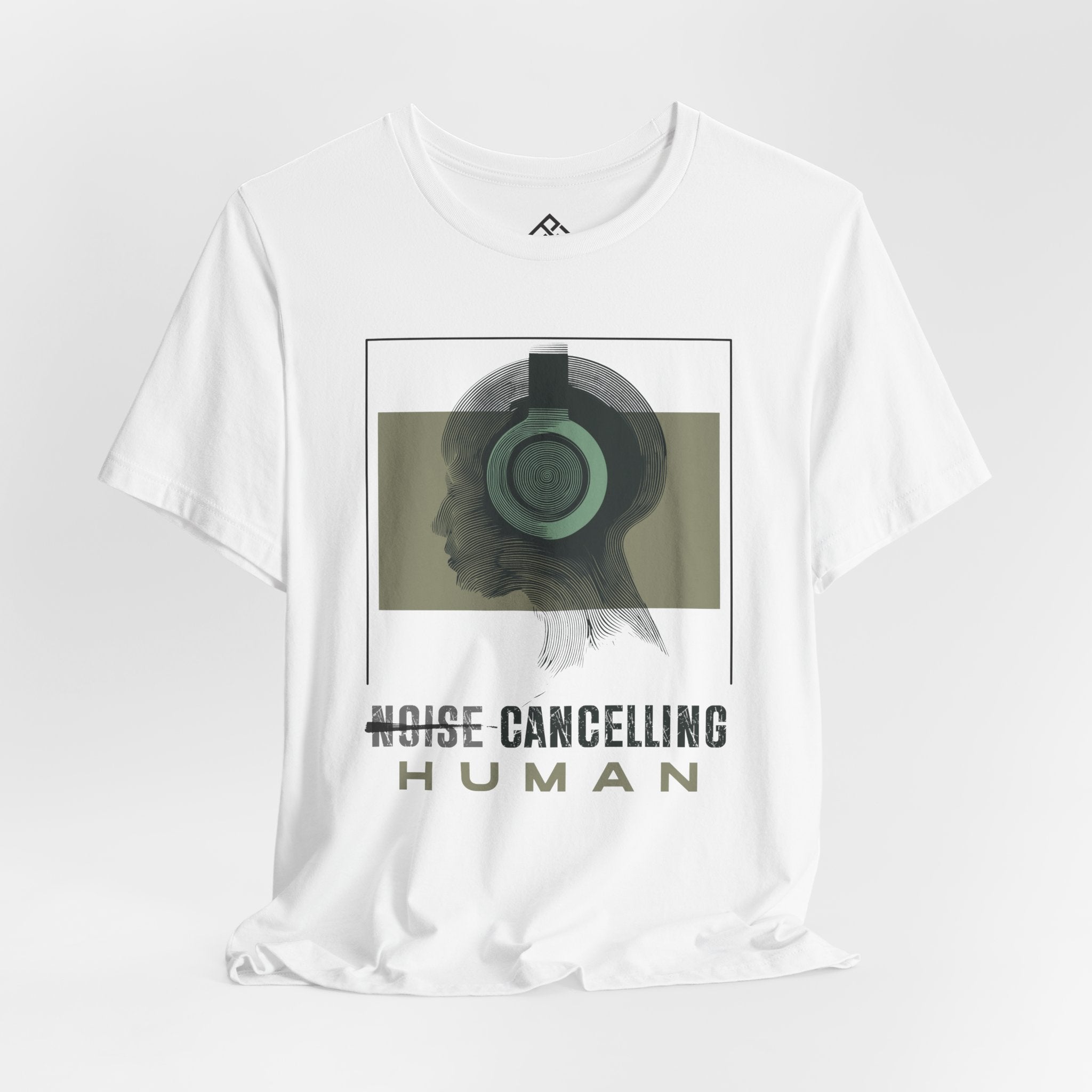 NOISE CANCELLING HUMAN #10 – Minimalist Introvert Graphic Tee