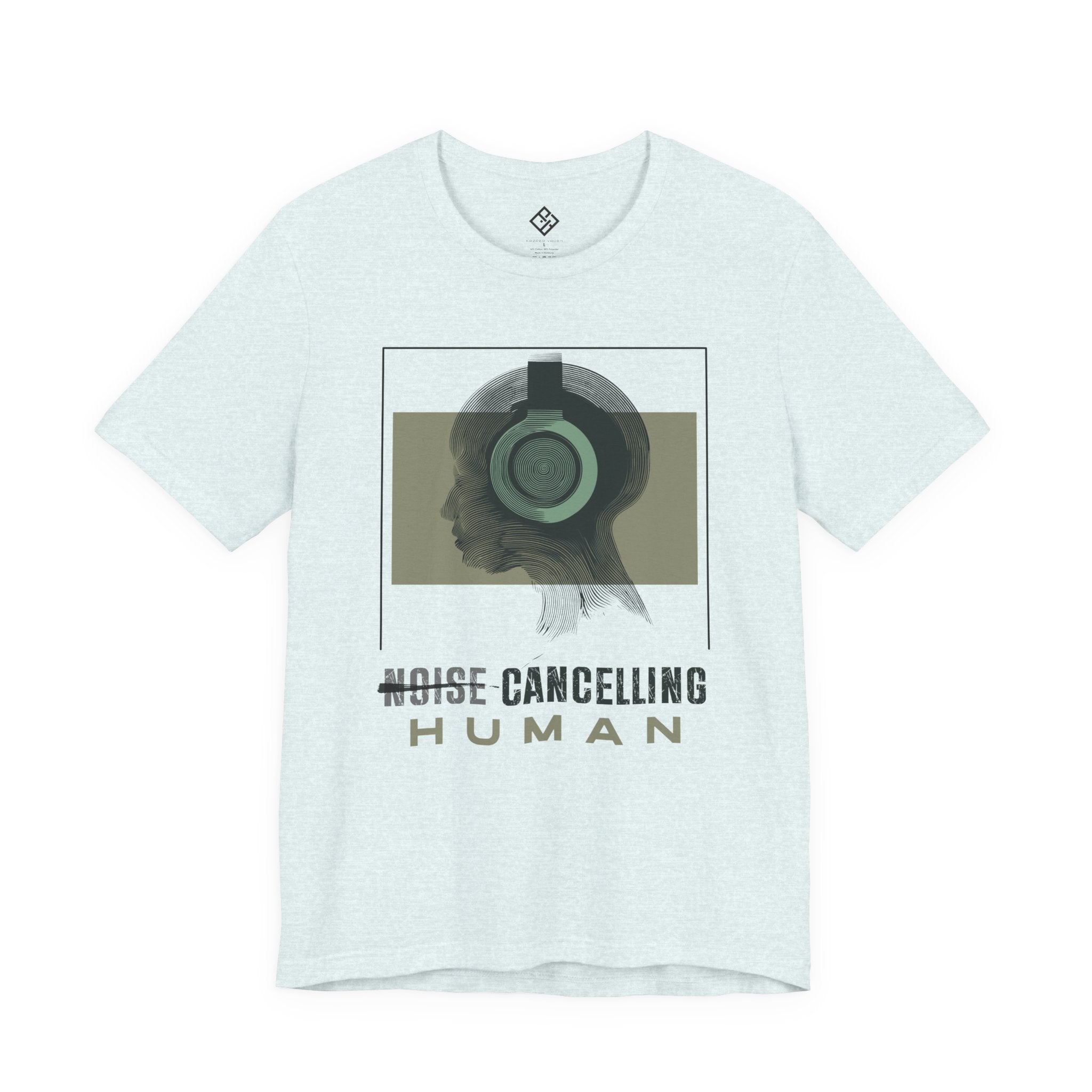 NOISE CANCELLING HUMAN #10 – Minimalist Introvert Graphic Tee