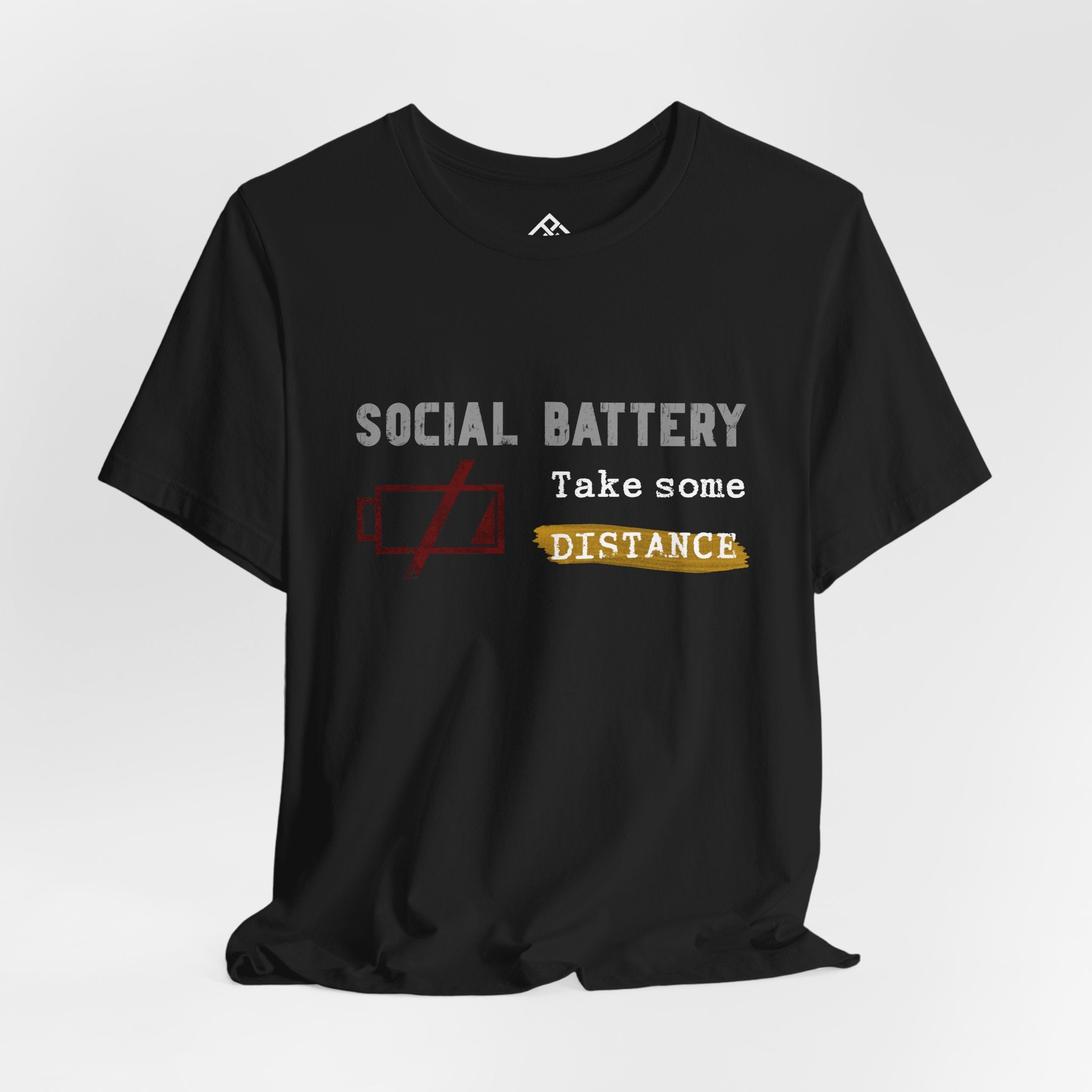 Anti Social T‑Shirt - "Social Battery" Graphic Tee 01