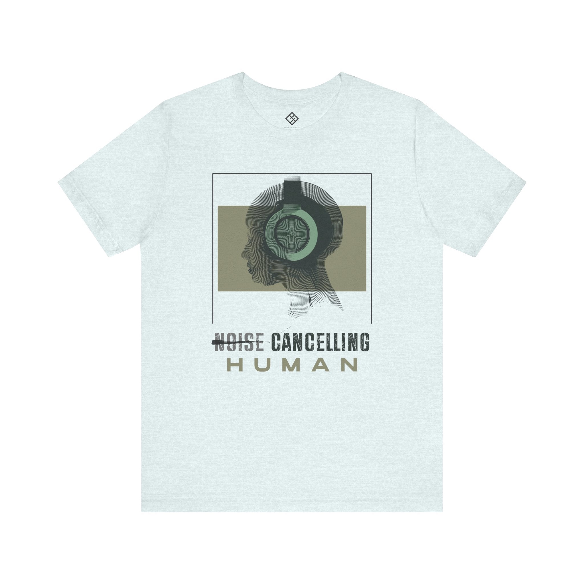 NOISE CANCELLING HUMAN #10 – Minimalist Introvert Graphic Tee