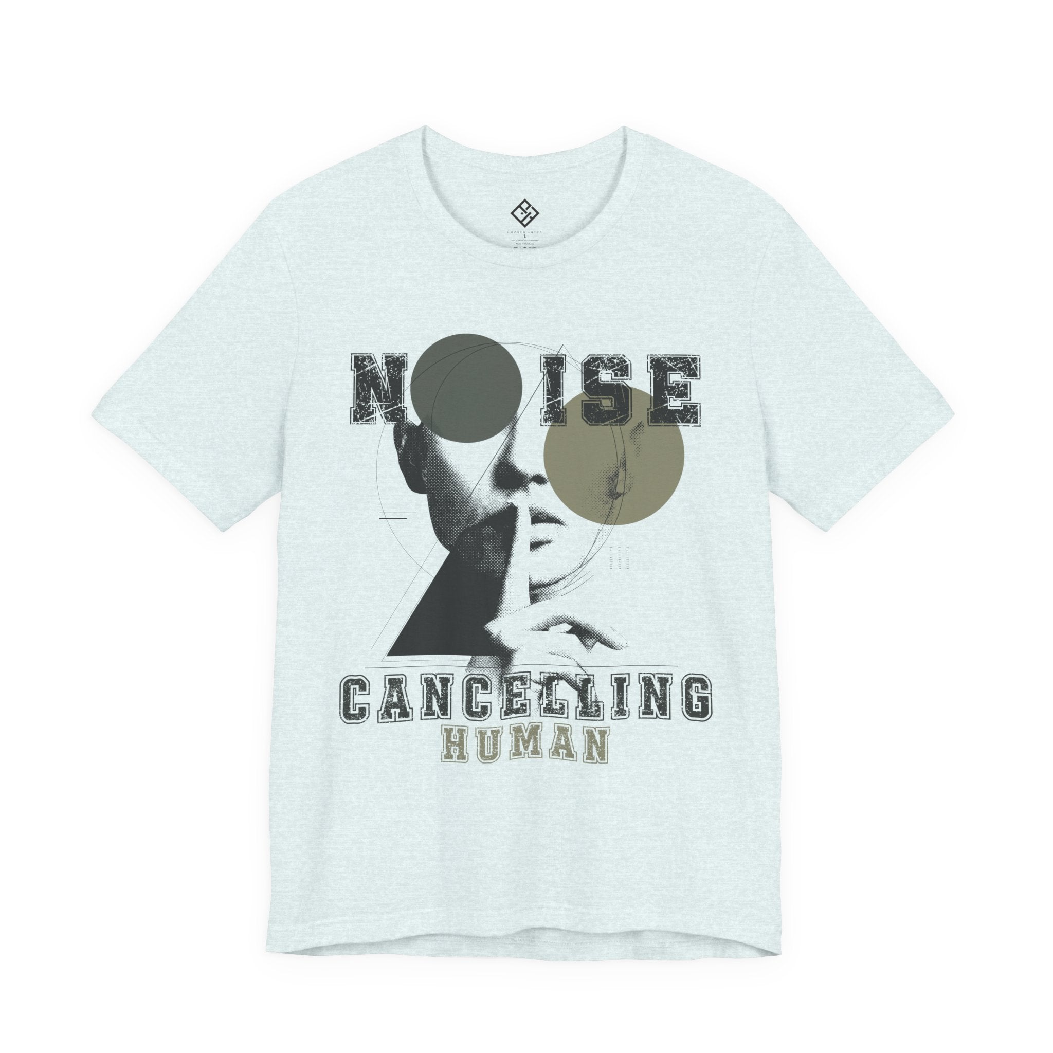 NOISE CANCELLING HUMAN #07— Minimalist t-shirt for the Quiet Ones
