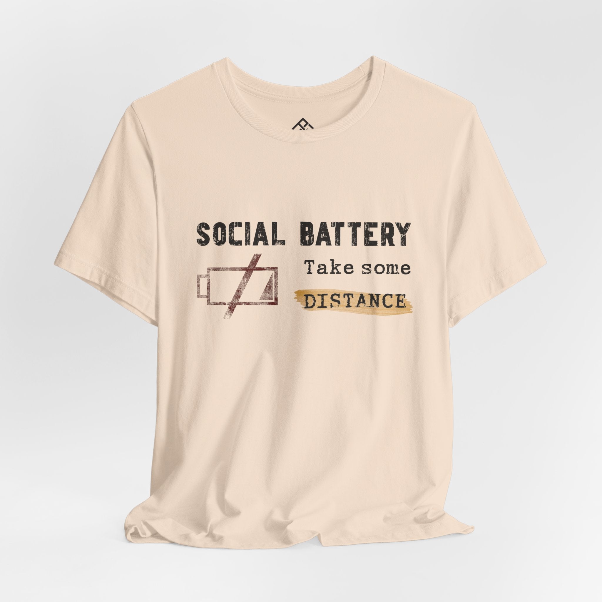 Anti Social T‑Shirt - "Social Battery" Graphic Tee 01