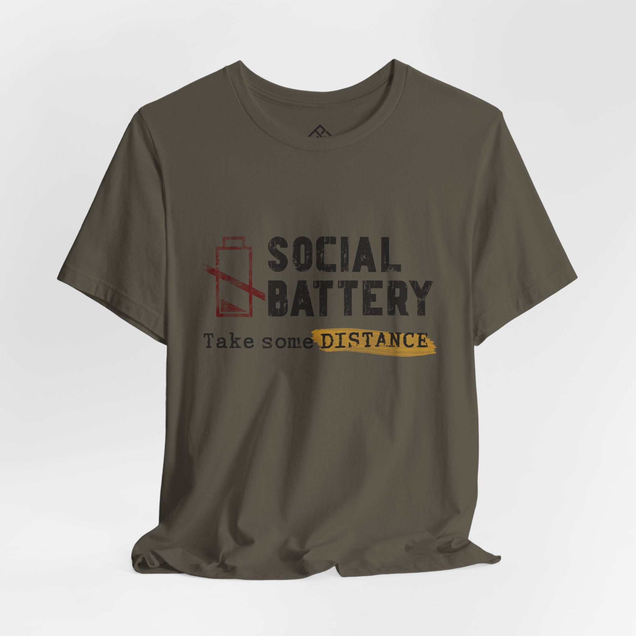 Anti Social T‑Shirt - "Social Battery" Graphic Tee 02