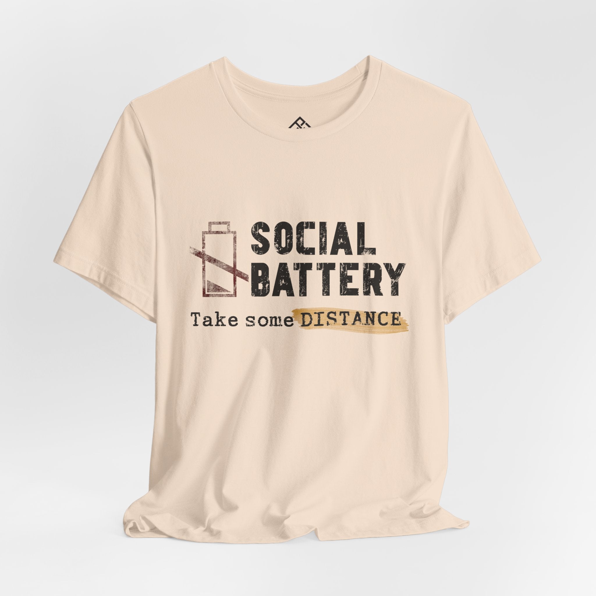 Anti Social T‑Shirt - "Social Battery" Graphic Tee 02